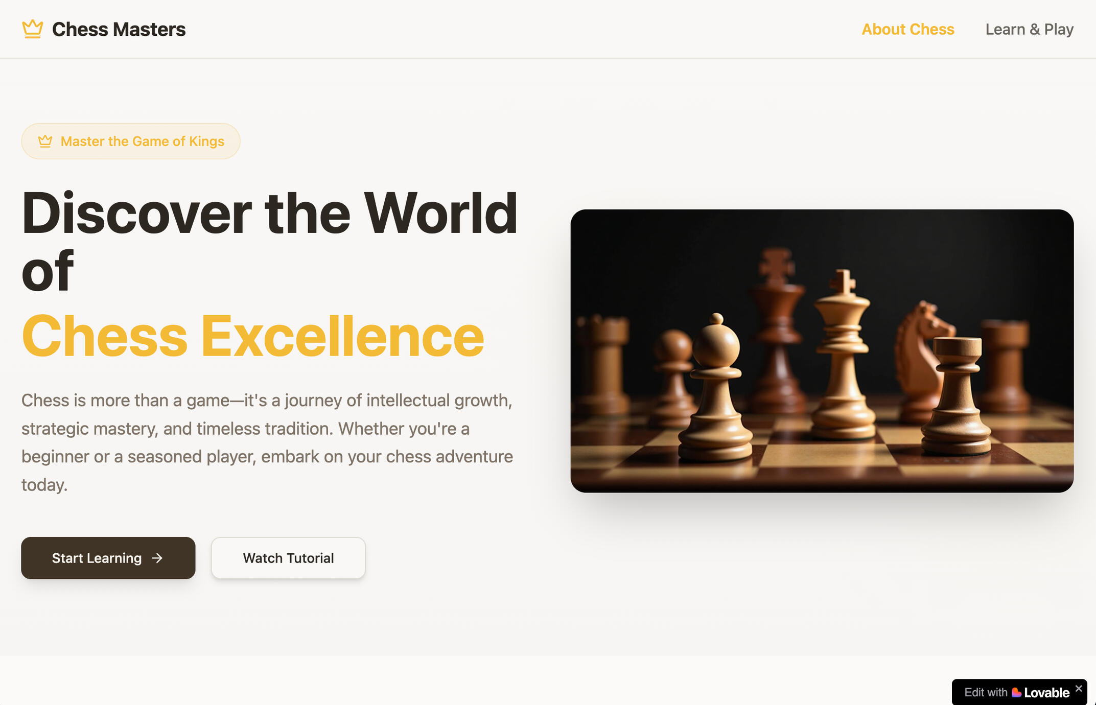 Chess Masters